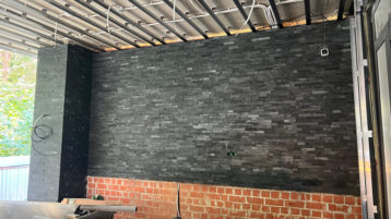 Отделка фасада дома Сланцем (4966)