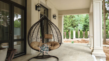 Фасад из белого известняка ИДЛ (4088)