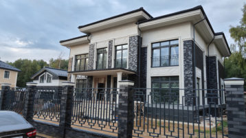 Фасад из Известняка и Клинкера (3157)