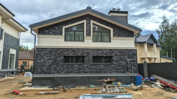 Фасад из Известняка и Клинкера (3157)