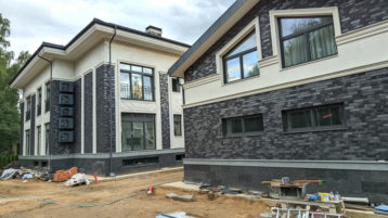 Фасад из Известняка и Клинкера (3157)