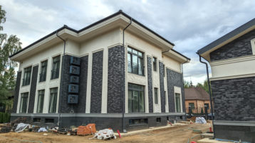 Фасад из Известняка и Клинкера (3157)