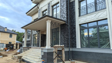 Фасад из Известняка и Клинкера (3157)