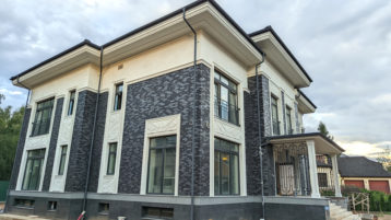 Фасад из Известняка и Клинкера (3157)