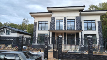 Фасад из Известняка и Клинкера (3157)