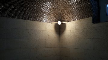 Хамам. Стены отделаны ракушечником РДО (0330)