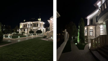 Красивый Фасад из Песчаника и Доломита (3030)