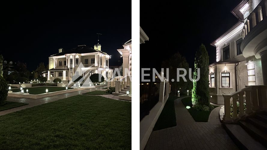 Красивый Фасад из Песчаника и Доломита (3030)