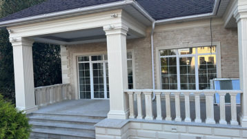 Красивый Фасад из Песчаника и Доломита (3030)