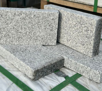 Брусчатка Роял Вайт полнопил 30х100х200 мм (термо)