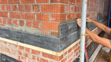 Отделка фасада дома Сланцем (4966)