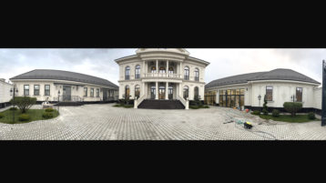 Фасад из известняка белого Классика (4699д)