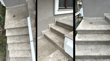 Лестницы наружние из Доломита Геналдон (3488)