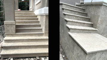 Лестницы наружние из Доломита Геналдон (3488)