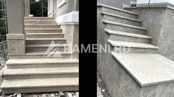 Лестницы наружние из Доломита Геналдон (3488)