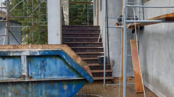 Лестницы наружние из Доломита Геналдон (3488)