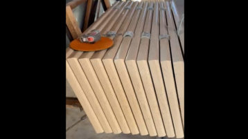 Ступени из белого доломита ДДЗ