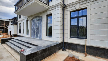 Ступени из гранита Тан Браун Грей (3538)