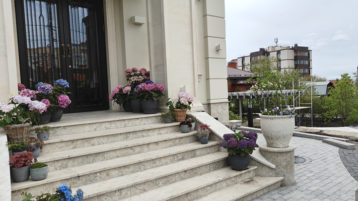 Доломит Геналдон на лестницах в загородном доме (3725)